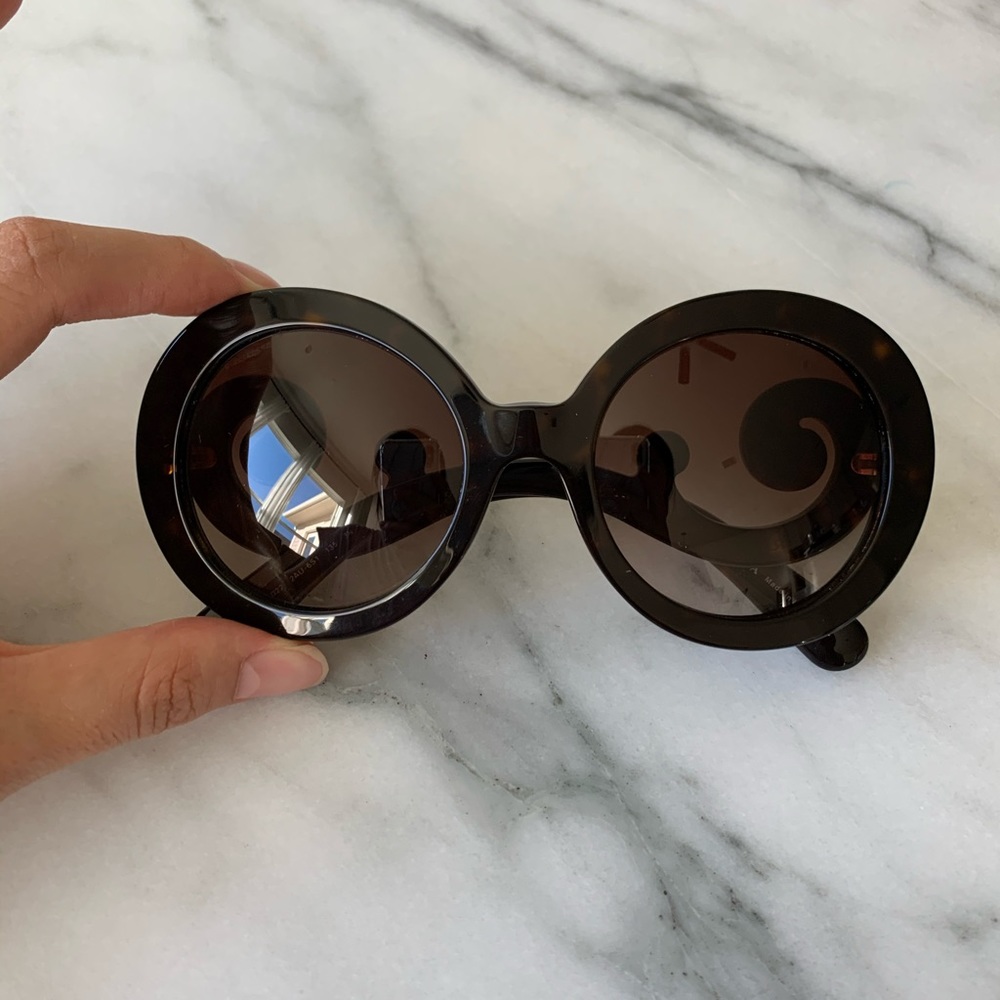 Prada Minimum Baroque Sunglasses in Havana